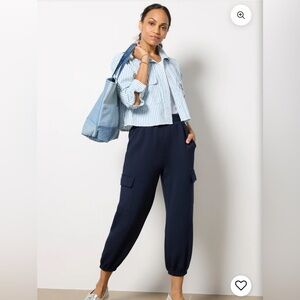 Varley Navy cargo joggers (25” inseam)
